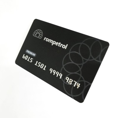 Plastic Loyalty gift card with embossing card number