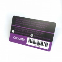 Plastic magnetic stripe membership GIFT card with EAN barcode