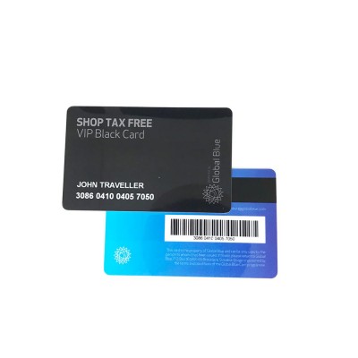 Plastic PVC promotion gift card