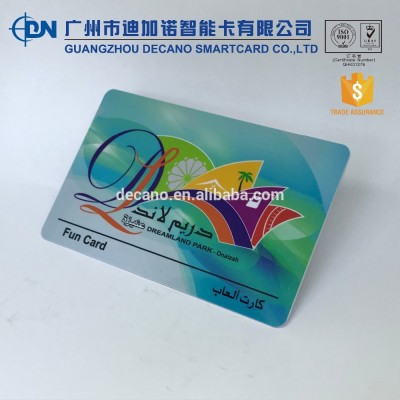 Credit card size Plastic VIP card