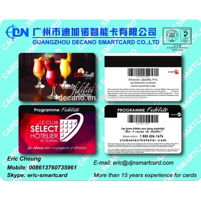 High Quality PVC membership ID card printing