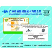 PVC full color pre printed Membership card